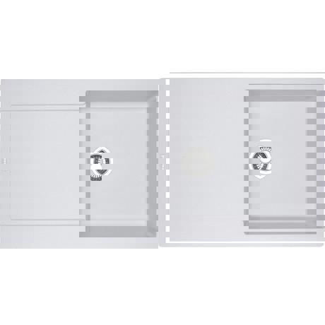 Chiuveta Franke Maris 114.0153.909 MRG 611, 780 x 500mm, 1 cuva, Fragranit, Alb