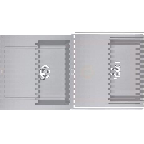 Chiuveta Franke Maris 114.0158.781 MRG 611-L, 970 x 500mm, 1 cuva, Fragranit, Culoare Alluminio