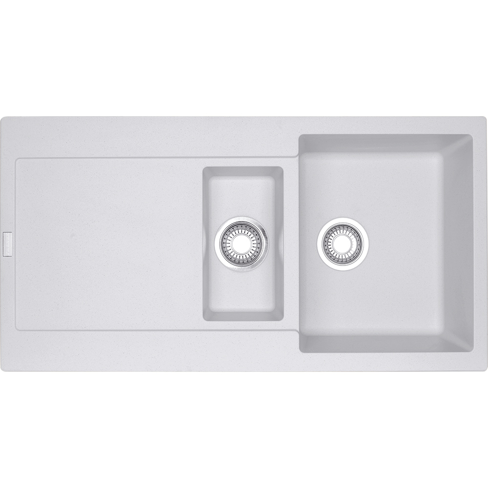 Chiuveta Franke Maris 114.0153.911 MRG 651, 970 x 500mm, 2 cuve, Fragranit, Alb