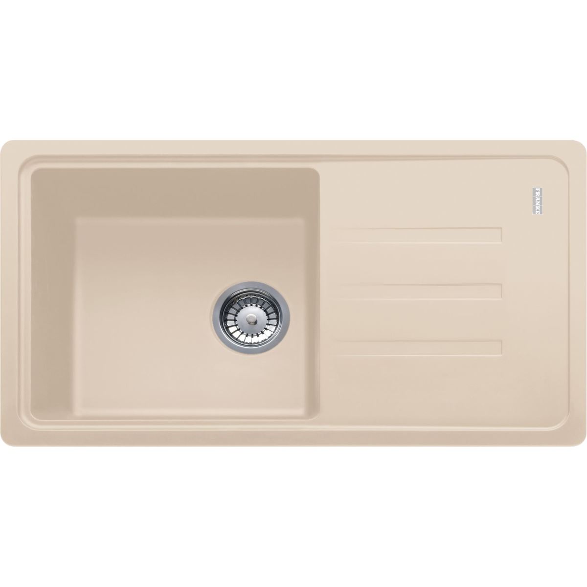 Pachet Franke 114.0491.716 chiuveta fragranite BSG 611-78 avena + Baterie Franke Novara Plus avena 115.0470.654
