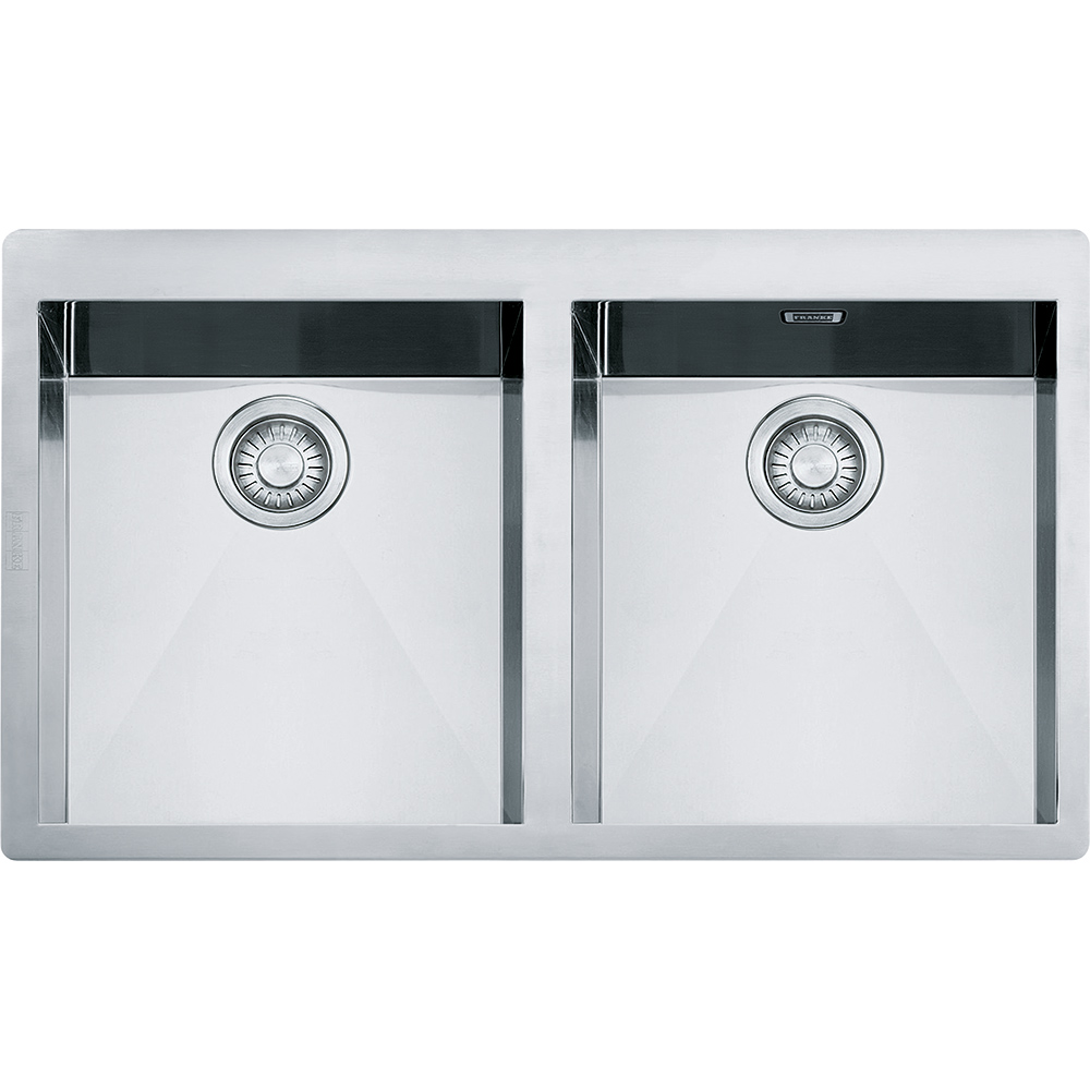 Chiuveta Franke Planar 127.0198.194 PPX 220 TL, 860 x 512mm, 2 cuve, Inox satinat