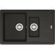 Pachet Franke 114.0660.670, Chiuveta BFG 651-78 + Baterie Novara Plus, Negru
