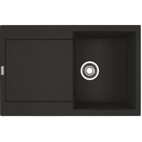 Chiuveta Franke Maris MRG 611, Fragranite, 78x50 cm, 1 cuva, Negru mat 114.0630.781