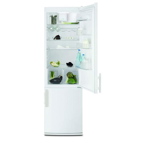 Combina frigorifica Electrolux EN3850COW, No Frost, 363l, 60 cm, H 201 cm, Alb