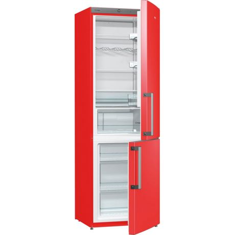 Combina frigorifica Gorenje RK6192ERD, FrostLess, 319 l, H 185 cm, Rosu