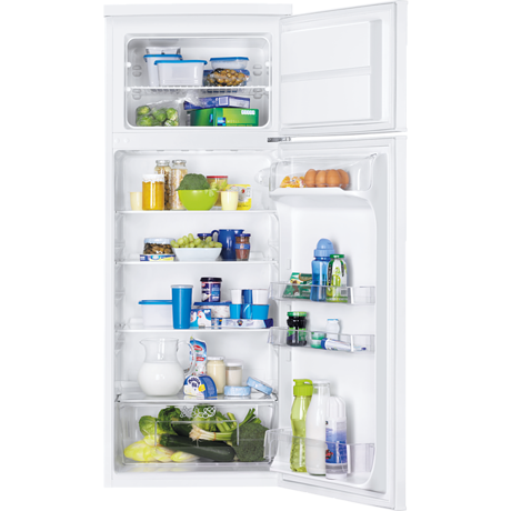 Frigider cu 2 usi Zanussi ZRT27100WA, 259 l, H 159 cm, Alb