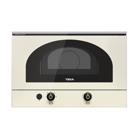 Cuptor cu microunde compact Teka MWR 22 BI VN, 22 L, 850 W, Control electromecanic, 5 nivele de putere, Bază ceramică, Timer, Vanilla, 40586302