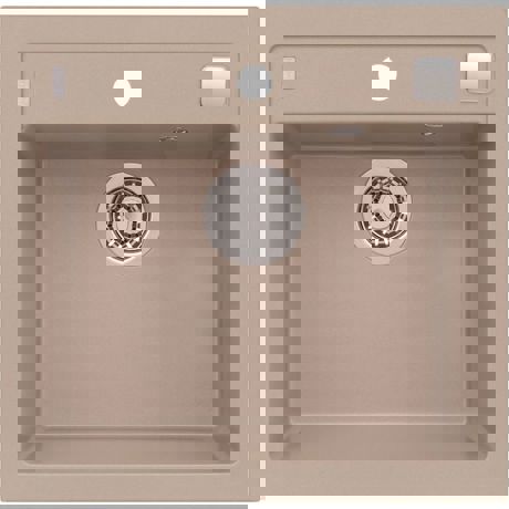 Chiuveta Alveus Formic 20 A55 Beige Melange 4402055, 1B, 520 x 510 x 200 
