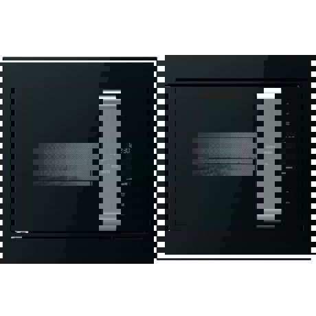 Cuptor cu microunde incorporabil Gorenje Ora-Ito BM235ORAB, 900 W, 23 l, Grill Quartz 1200 W, Touch Control, Sticla Neagra