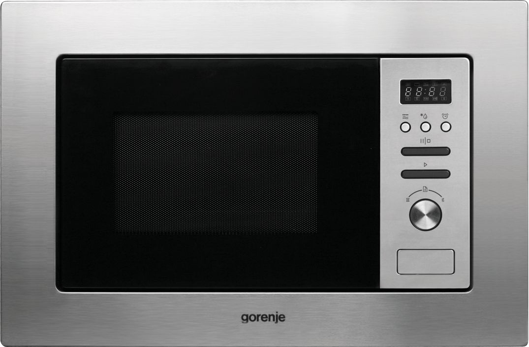 Cuptor cu microunde incorporabil Gorenje BM300X, 800 W, 20 l, Grill, Inox