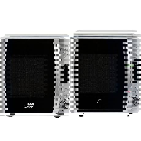 Cuptor cu microunde Candy CMXG 25DCS, 900 W, 25 L, Grill, Control digital, Display, Argintiu 38000245
