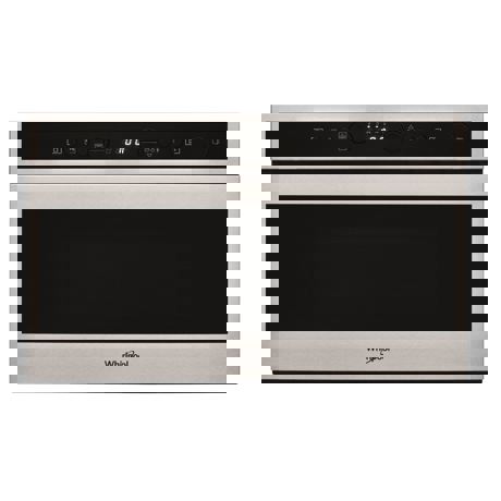 Cuptor cu microunde incorporabil Whirlpool W6 MN840, 22 l, 750 W, Grill, Display LCD, Jet Defrost, Inox