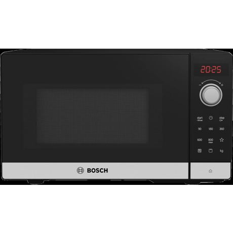 Cuptor cu microunde Bosch FEL023MS2, 20 L, 800 W, AutoPilot, Grill, Deschidere stanga, Negru/Inox