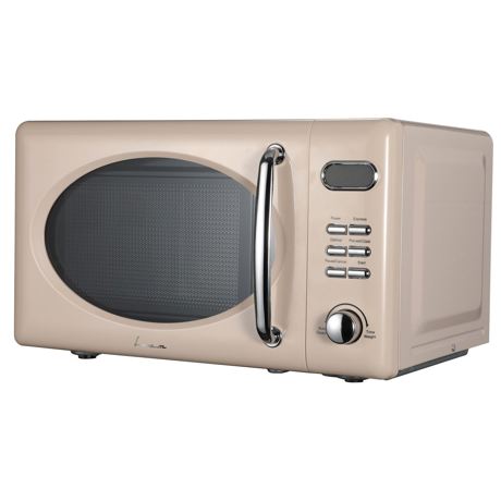 Cuptor cu microunde Fram FMW-20DGCR, 700 W, 20 l, Grill, 5 niveluri de putere, 8 programe de preparare, Crem