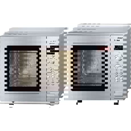 Cuptor cu microunde Bosch AutoPilot8 HMT75G451, 800 W, 17 L, Grill 1000 W, Display, Argintiu