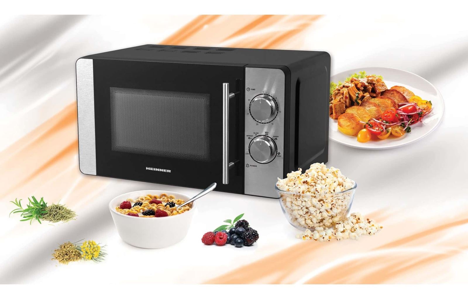 Cuptor cu microunde Heinner HMW-20MBKSS