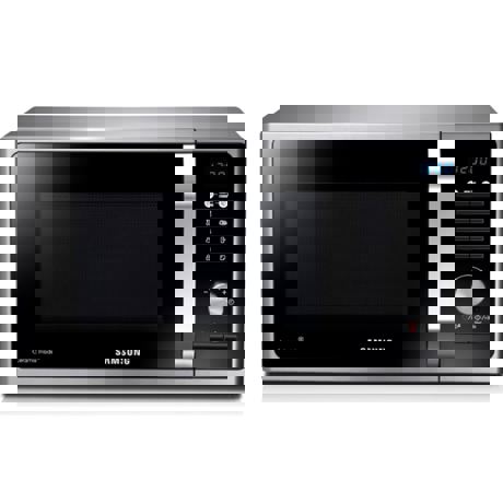 Cuptor cu microunde Samsung MG23F301TAS, 23 l, 800 W, Grill, Digital, Argintiu