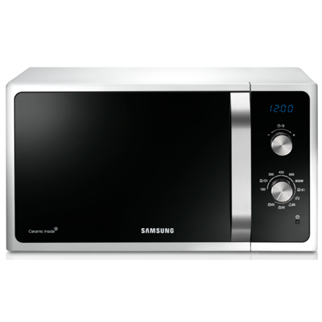 Cuptor cu microunde Samsung MS23F301EAW, 23 l, 800 W, Mecanic, Alb