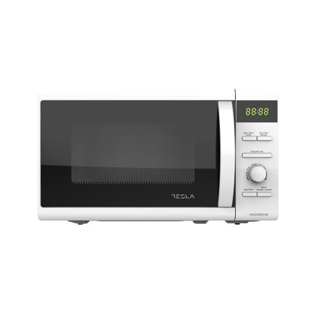 Cuptor cu microunde Tesla MW2060MW, 20L, 700W, 5 trepte putere, Grill, Control digital, Alb