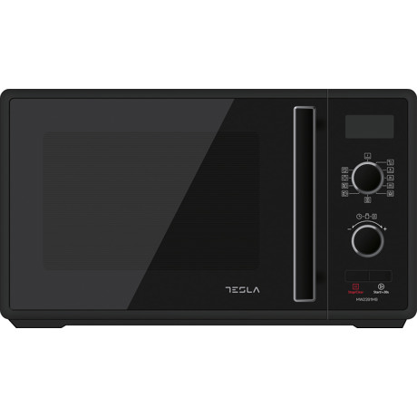 Cuptor cu microunde Tesla MW2391MB, 23L, 900W, 5 trepte putere, Grill, Control digital, Negru