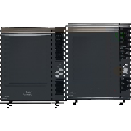 Cuptor cu microunde Panasonic NN-DF383BEPG, Inverter, 23 l, 1000 W, Grill, Programe auto, Display, Negru/Argintiu