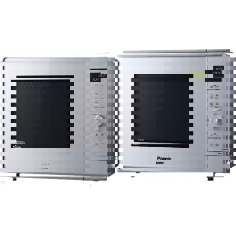Cuptor cu microunde Panasonic NN-GD36HMSUG, Inverter, 23 l, 1000 W, Grill, Steam+, Programe auto, Display, Argintiu
