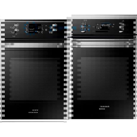 Cuptor cu microunde incorporabil Samsung NQ50J5530BS, Microunde + Grill/Convecție, 50 L, 800 W, Display LED, Auto Cook, Curățare cu aburi, Blocare copii, Negru