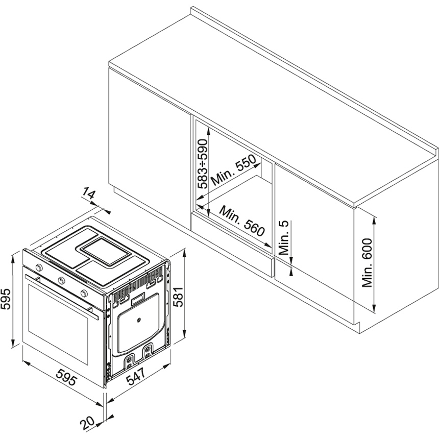 Cuptor incorporabil Franke MA 82 M 116.0541.744