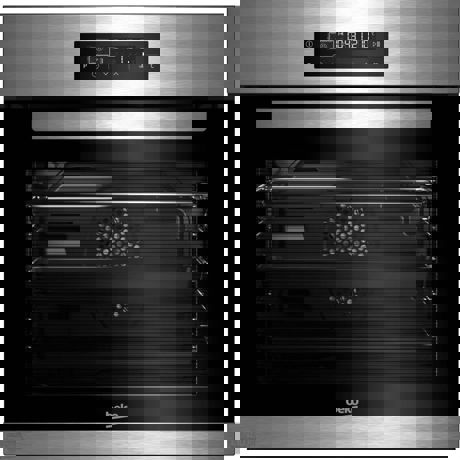 Cuptor incorporabil Beko BIE22400XP, Multifunctional, 7 functii de gatire, Booster, 71 l, Afisaj LED - touch control, Autocuratare pirolitica, Inox