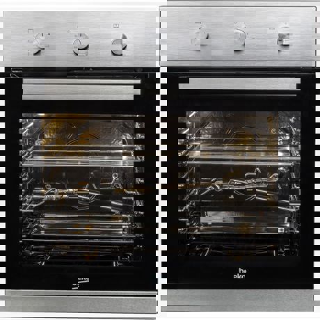 Cuptor incorporabil Beko BIG22102X, Gaz, 66 l, Grill gaz, Rotisor, Inox