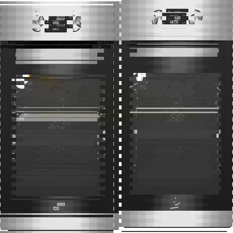 Cuptor incorporabil Beko BIM12300XPS, 71 L, 7 functii de gatire, Grill, Autocuratare pirolitica, Display LED, Control mecanic, Inox