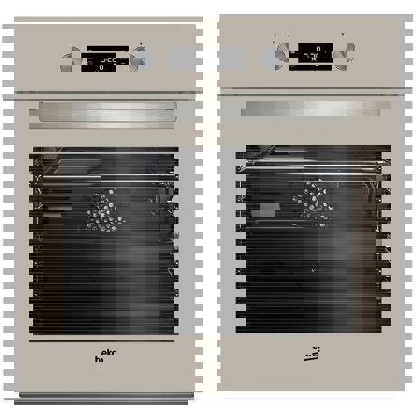 Cuptor incorporabil Beko BIM24300GPS, Electric, Curatare pirolitica, 71 l, Gri benita