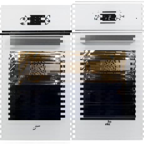 Cuptor incorporabil Beko BIM24300WMS, Electric, 8 functii, Catalitic, Sticla alba