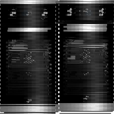 Cuptor incorporabil Beko BIM25300XP, Electric, 71 L, Grill, Pirolitic, 8 Functii, Negru
