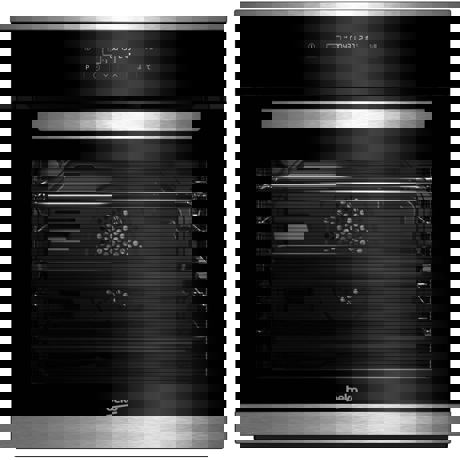 Cuptor incorporabil Beko BIMM25400XPS, Electric, 14 Functii, 3D cooking, 71 l, Pirolitic, Touch Control, Sonda carne, Inox/Negru