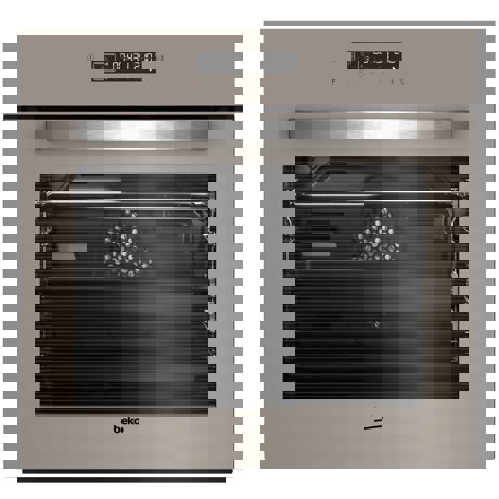 Cuptor incorporabil Beko BIR14400GGCS, Electric, 71 L, 12 functii, Catalitic, Sticla gri Benita