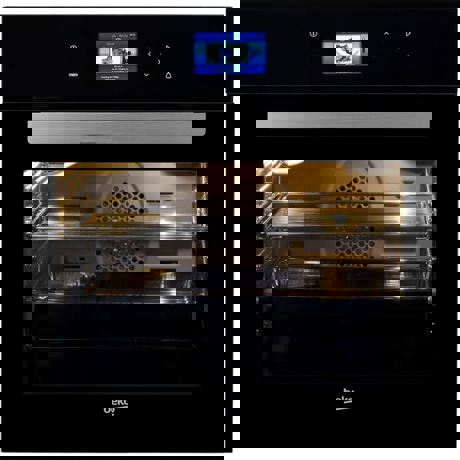 Cuptor incorporabil Beko Innova Chef BIR24800BMS , Electric, 13 Functii, 72 l, A, Catalitic, Grill, TFT Display Touch, Sticla neagra