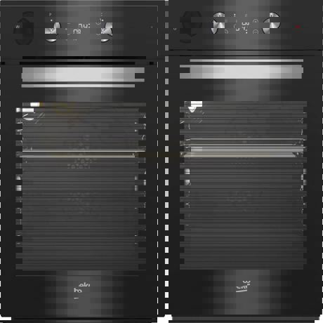 Cuptor incorporabil Beko BIS14300BCS, 71 L, 8 functii de gatire, Grill, Steam Assisted Cooking, Autocuratare catalitica, Display LED, Control mecanic, Negru