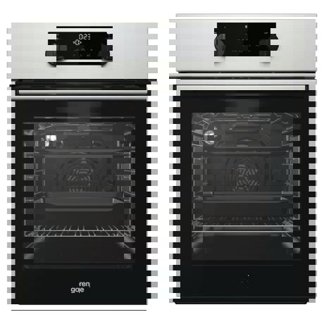 Cuptor incorporabil Gorenje BO735E11XK, Electric, 71 L, 8 functii, Autocuratare AquaClean, Grill, Control mecanic, Display IconLED, Decongelare, Inox