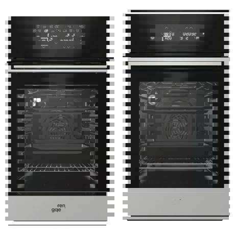 Cuptor incorporabil Gorenje BO758A47XG, Electric, 71 L, 15 functii, Autocuratare AquaClean, Touch control, Ventilatie, Decongelare, Grill, Functie Eco, Display DirectTouch, Inox antiamprenta