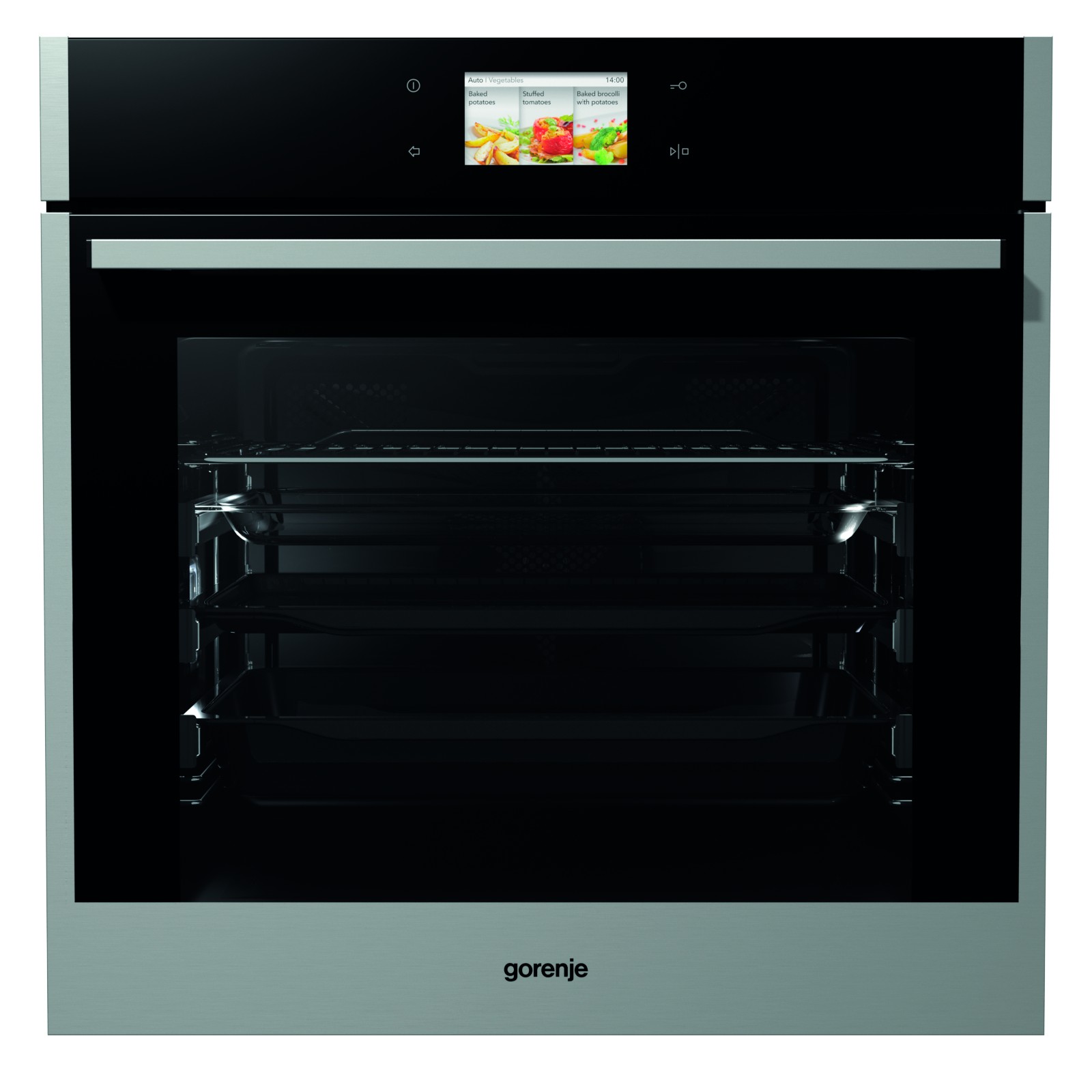 Cuptor incorporabil Gorenje BO799S50X, Multifunctional, 75 l, Total Touch Control, Ghidaje telescopice, Inox, 