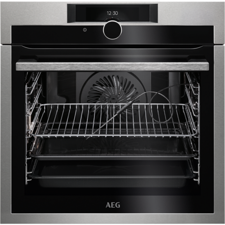 Cuptor incorporabil AEG BPE842320M, Electric, 16 functii, Convectie, Afisaj digital, Autocuratare pirolitica, 71 l, Inox antiamprenta