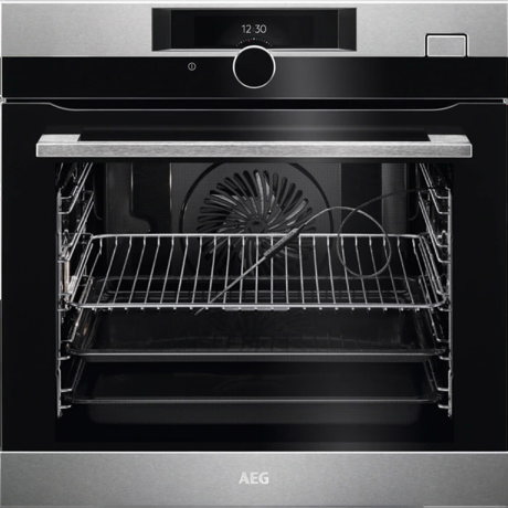 Cuptor incorporabil multifunctional AEG SteamBoost BSK882320M, Gatire cu abur, 70 L, Display LED, Control touch, Senzor gatire, Inox antiamprenta