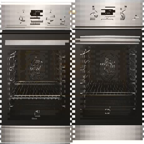 Cuptor incorporabil Electrolux PlusSteam EOA3454AOX, 8 functii, convectie, abur, display, 72 l, catalitic, Inox