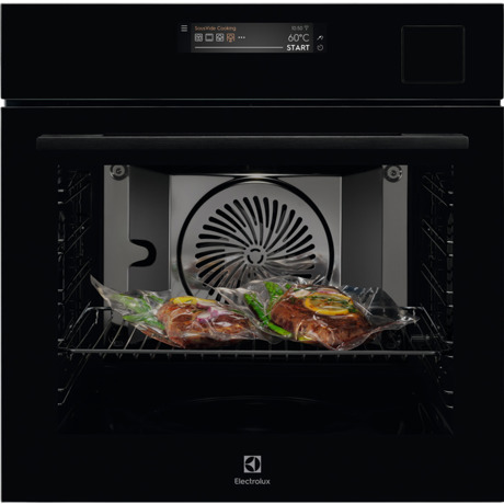 Cuptor incorporabil Electrolux SteamPro EOA9S31WZ, Cu abur, 25 functii, 70 L, Wi-Fi, Display TFT Touch, Grill, Blocare acces copii, Negru