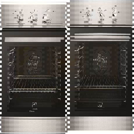 Cuptor incorporabil Electrolux EOG2102AOX, Multifunctional, 69L, Gaz, Convectie, Grill, Rotisor, Catalitic, Inox