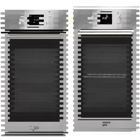 Cuptor incorporabil Hotpoint Ariston FA4 841 JC IX HA, Electric, 71 L, Grill, Display, Inox