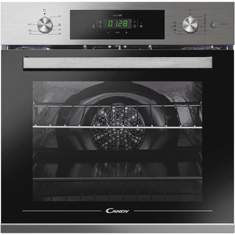 Cuptor incorporabil Candy FSCTX615 WIFI, Electric, 70 L, 8 programe, Display, Sistem curatare Aquactiva, Wi-Fi + Bluetooth, Inox 33703012