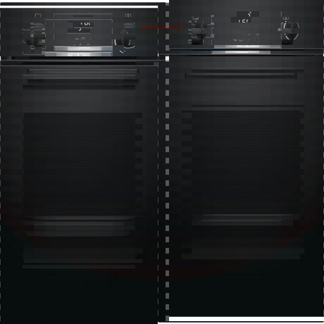 Cuptor incorporabil Bosch HBA5360B0, 71 l, Convectie aer 3D, 7 functii, AutoPilot10, Display LCD, Butoane+TouchControl, Negru