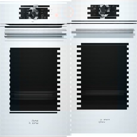 Cuptor incorporabil Bosch HBG6750W1, 13 functii, 71 l, AutoPilot10, Pirolitic, Alb